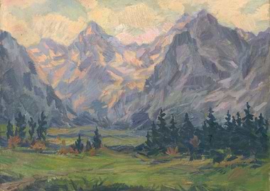 Mountain Landscape Painting