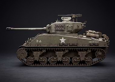 M4A2 Sherman Tank 'Fury'