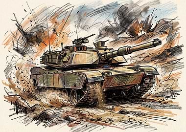 Tank in Combat