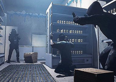 Tense Standoff in a Cold Storage Room