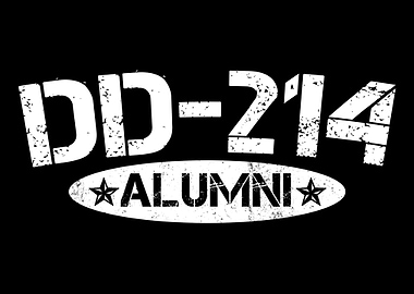 DD-214 Alumni Text Art