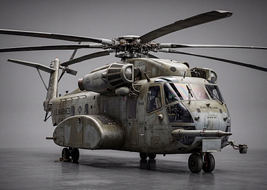 US Marines CH-53K King Stallion Helicopter