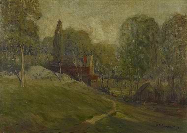 Pastoral Landscape with House and Path