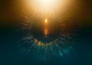 Abstract Glowing Eye