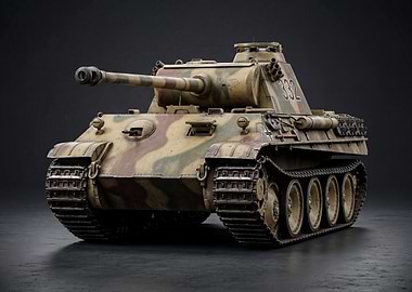German Panther Tank Model