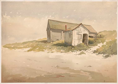 Coastal Shacks on a Dune