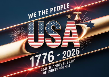 USA 250th Anniversary 1776-2026