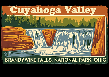 Cuyahoga Valley Brandywine Falls Poster