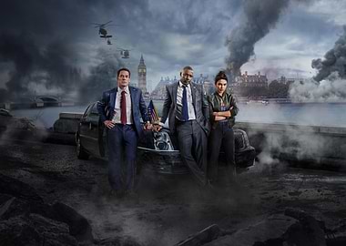 Action Heroes in a Burning London