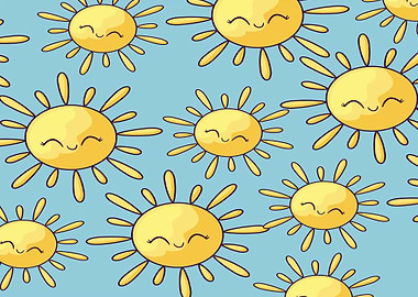 Cute Sun Pattern