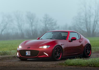 Red Mazda MX-5 ND RF
