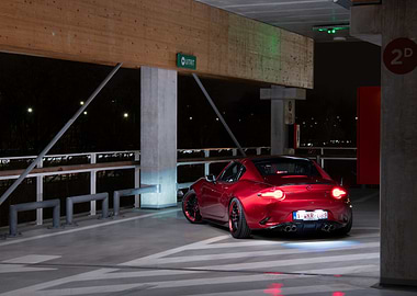 Red Mazda MX-5 ND RF