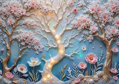 Enchanted Cherry Blossom Trees