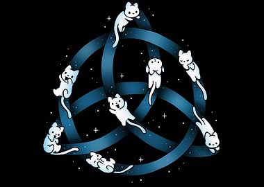 Cute Cats in a Celtic Knot