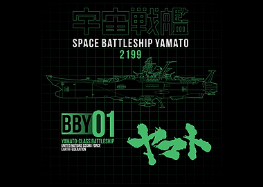 Space Battleship Yamato 2199 Blueprint