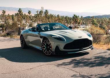 Aston Martin Convertible in Palm Springs