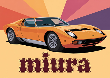 Vintage Lamborghini Miura