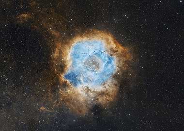 Rosette Nebula in Space