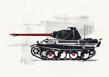 Stylized Tank Illustration