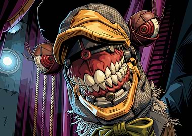 Creepy Mechanical Puppet Character