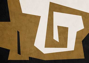 Abstract Geometric Shapes on Textured Background