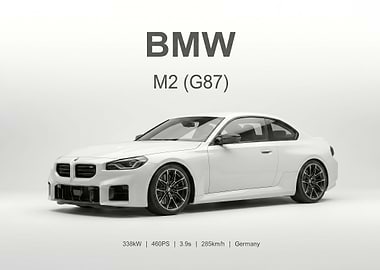 white BMW M2 (G87) Performance Specs
