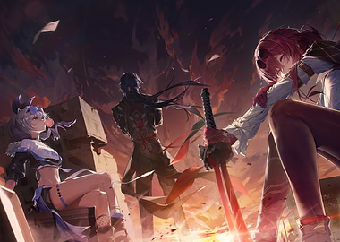 Honkai Star Rail Kafka And Silver Wolf