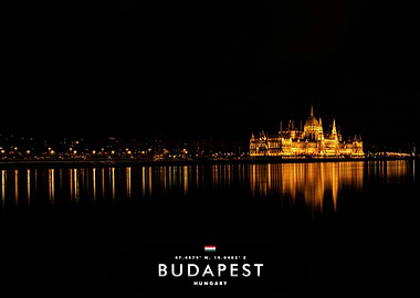 Budapest Parliament at Night