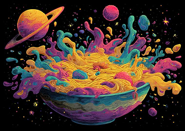 Cosmic Spaghetti Galaxy