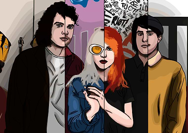 Paramore Band Portrait