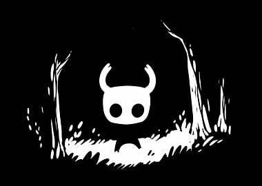 Hollow Knight Character in Forest