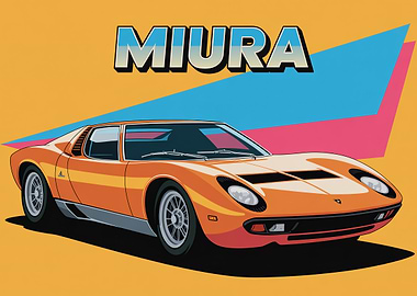 Vintage Lamborghini Miura