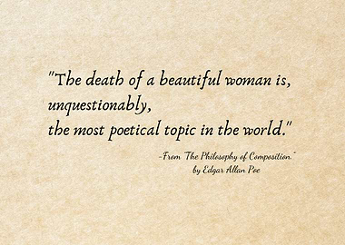 Edgar Allan Poe Quote on Death