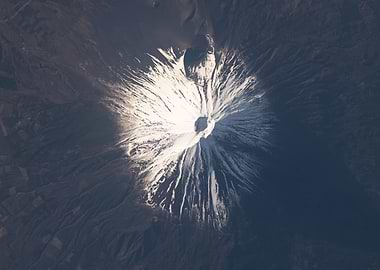 Mount Fuji from Space