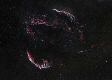 Veil Nebula in Space