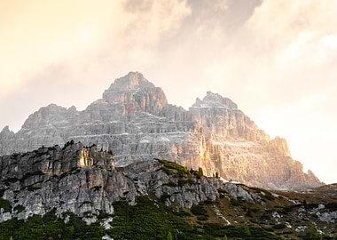 Majestic Mountain Peaks at Dolomites