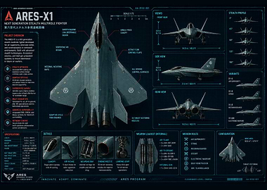 Ares-X1 Next Generation Stealth Fighter