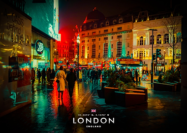 London Piccadilly Circus at Night