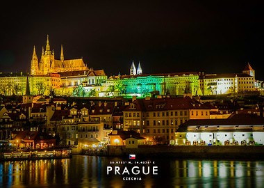 Prague Castle at Night