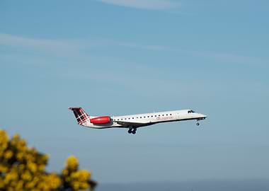 Loganair Plane Landing