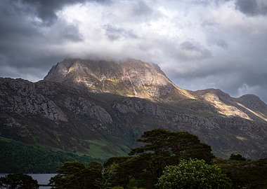 Misty Mountain Landscape