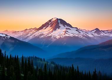 Majestic Mountain Sunrise