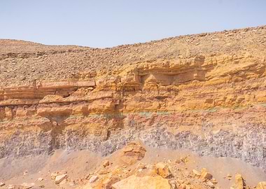 Layered Desert Rock Formations