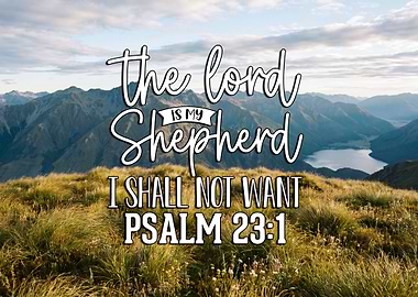 The Lord is My Shepherd Psalm 23:1