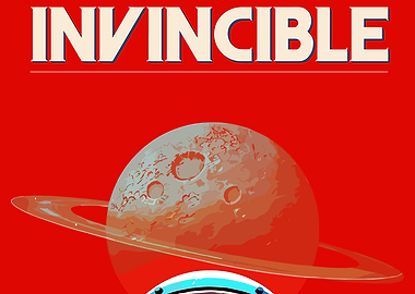 Invincible Planet Saturn Poster