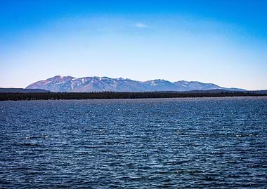 Lake and Mountains Landscape