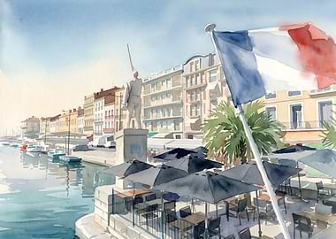 Sète, French port town in the south of France