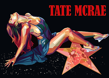Tate McRae Pop Art Star