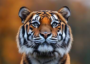 Close-up of a Tiger's Face