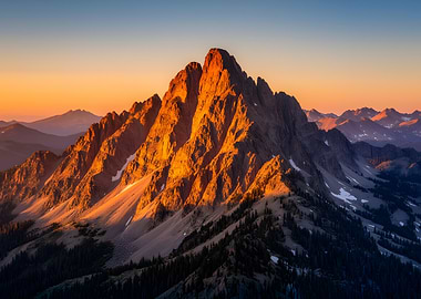 Golden Mountain Sunrise